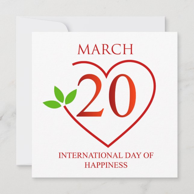 Personlig Önskemål, Internationell av lyckans dag Julkort (Framsida)