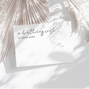 Personlig Önskkort för Burk i födelsedag Tilläggskort