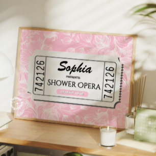 Personlig Opera Shower Roligt Bromutskrift för Poster