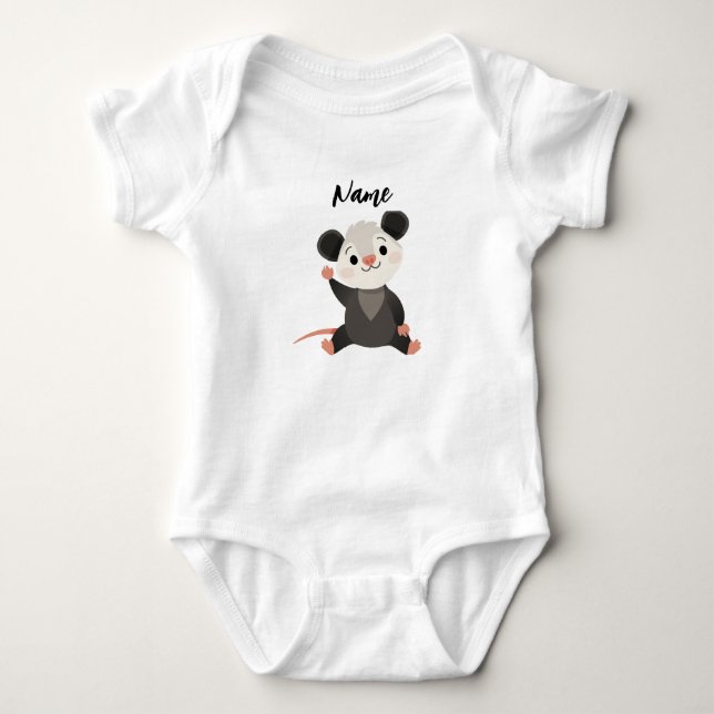 Personlig Opossum T Shirt (Framsida)