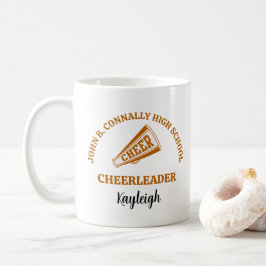 Personlig Orange High School-cheerleader Kaffemugg