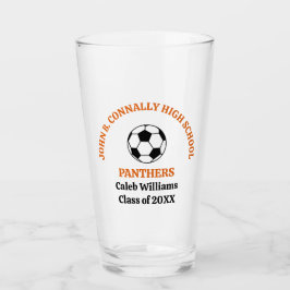 Personlig Orange High School-fotbollslag Glaskopp