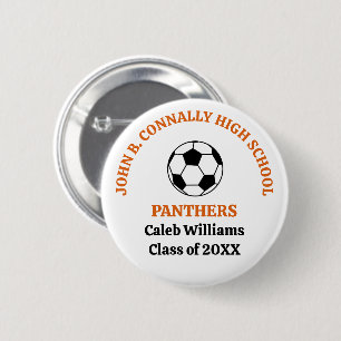 Personlig Orange High School-fotbollslag Knapp