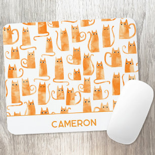 Personlig Orange Katt Musmatta