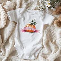 Personlig Orange & Rosa Pumpkin