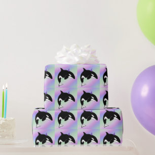 Personlig Orca Killer Whale Birthday Presentpapper