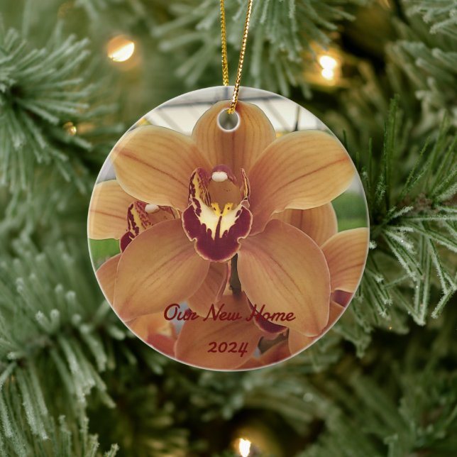 Personlig Orchid Ornament (Träd)