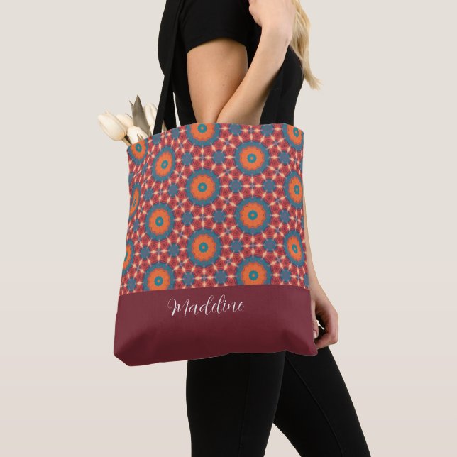 Personlig Oriental Tote Bag Tygkasse (Närbild)