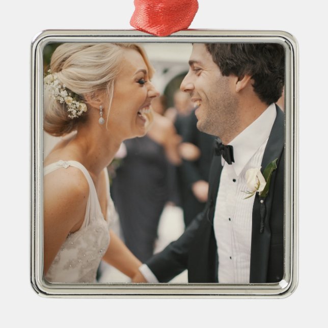 Personlig Ornament för Newlyweds (Framsidan)