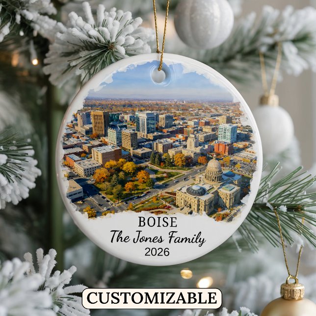 Personlig ornament från Boise, anpassad för delsta (Skapare uppladdad)
