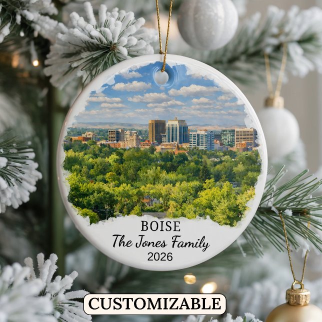 Personlig ornament från Boise, anpassad för delsta (Skapare uppladdad)