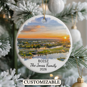 Personlig ornament från Boise, anpassad för Idaho
