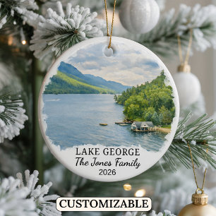 Personlig ornament från Lake George, Anpassad för