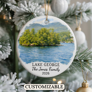 Personlig ornament från Lake George, Anpassad för