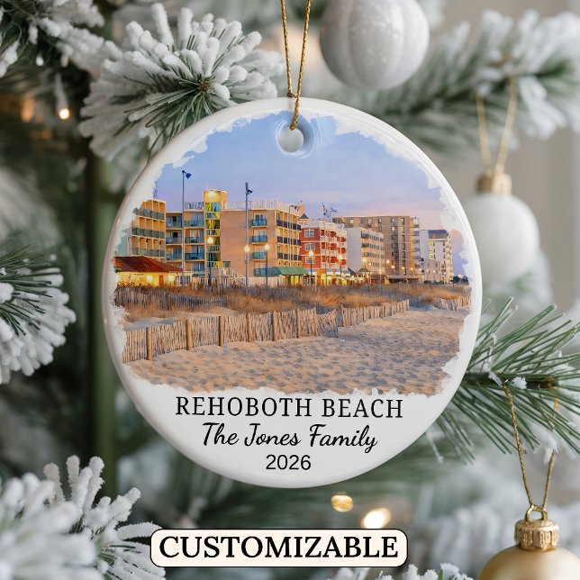 Personlig ornament från Rehoboth Beach, Delaware (Skapare uppladdad)
