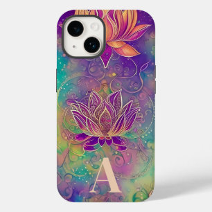 Personlig Ornate Colorful Lotus Flowers