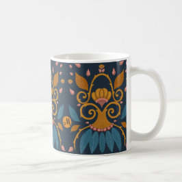Personlig Ornate mönster Medieval stil Kaffemugg