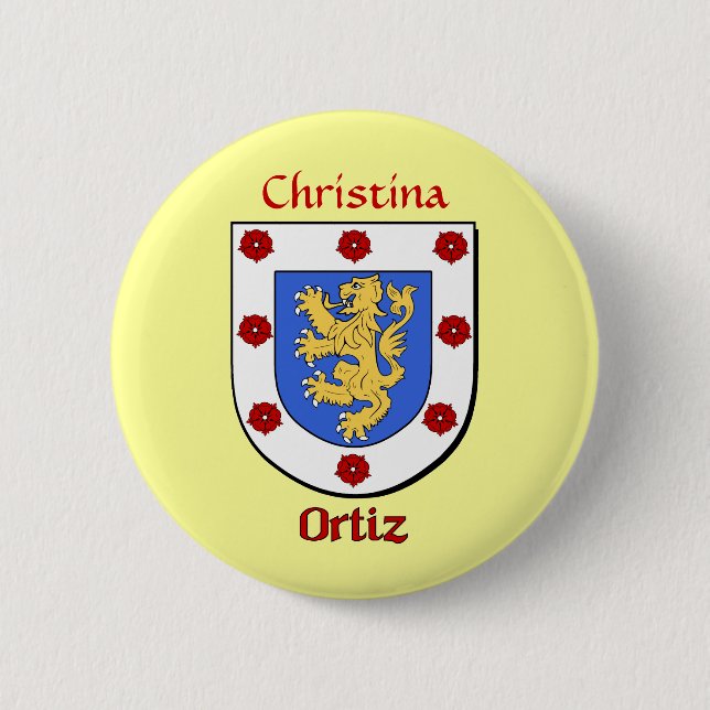 Personlig Ortiz Historical Shield Knapp (Framsida)