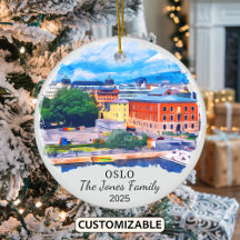 Personlig Oslo Ornament, Norge