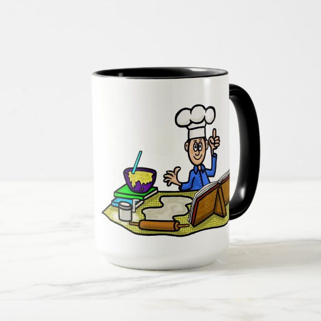 Personlig ost eller Home Cook Namn Mugg (Framsida höger)