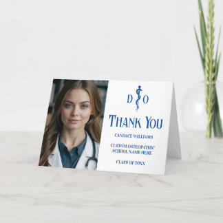 Personlig Osteopatisk Medicinsk Doktor Foto Tack Kort