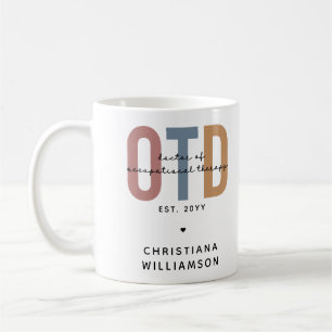 Personlig OTD Doktor vid arbetsbehandling Kaffemugg