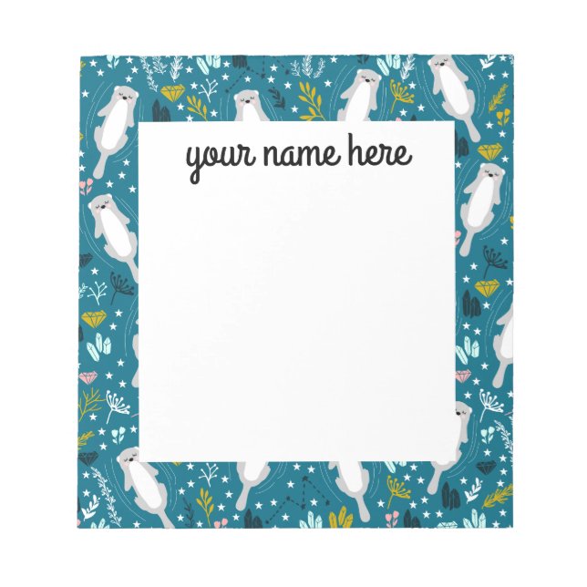 Personlig Otters Anteckningsblock (Framsida)