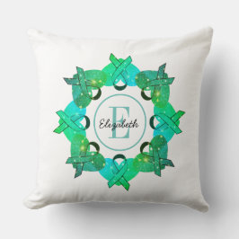 Personlig Ovarian Cancer Awareness Pillow Kudde