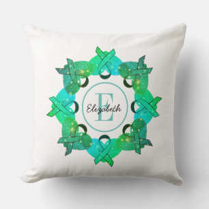 Personlig Ovarian Cancer Awareness Pillow Kudde