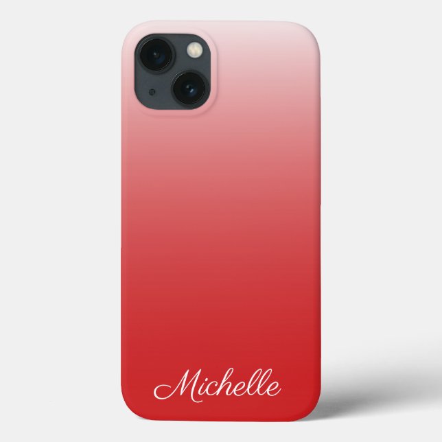 Personlig övertoning, ombre red Fodral-Mate iPhone (Baksida)