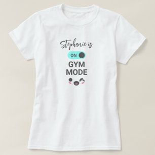 Personlig På Gymläge Kul Söt T Shirt