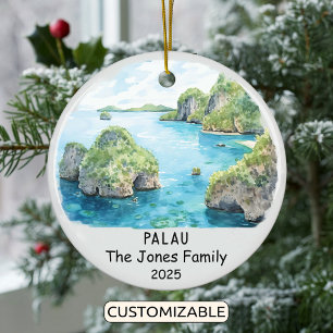 Personlig Palau Ornament, Oceanien Julgransprydnad Keramik