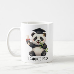 Personlig Panda Björn Examen Kaffemugg