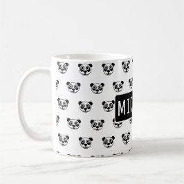 Personlig Panda Björnhuvud Kaffemugg