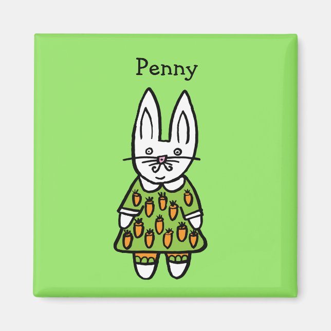 Personlig Pandy Pandabär Magnet (Framsidan)