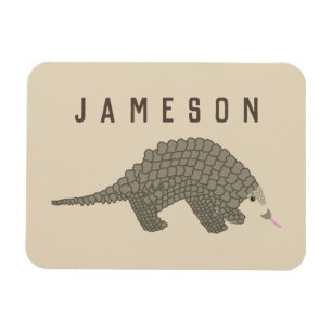 Personlig Pangolin-kylskåp, magnet