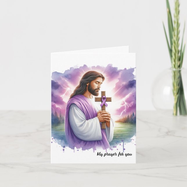 Personlig Pankreascancer Jesus Sympati Kort (Framsida)