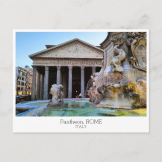 Personlig, Pantheon, Rom, Italien Vykort