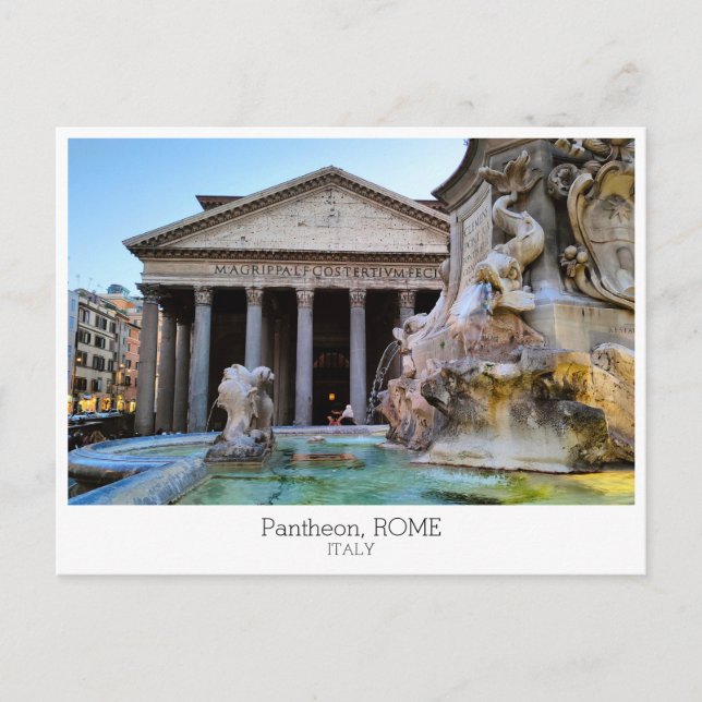 Personlig, Pantheon, Rom, Italien Vykort (Framsida)