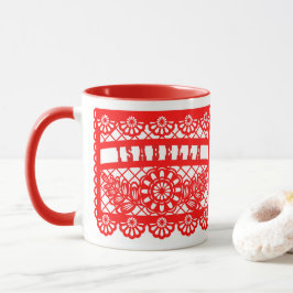 Personlig Papel Picado Mugg