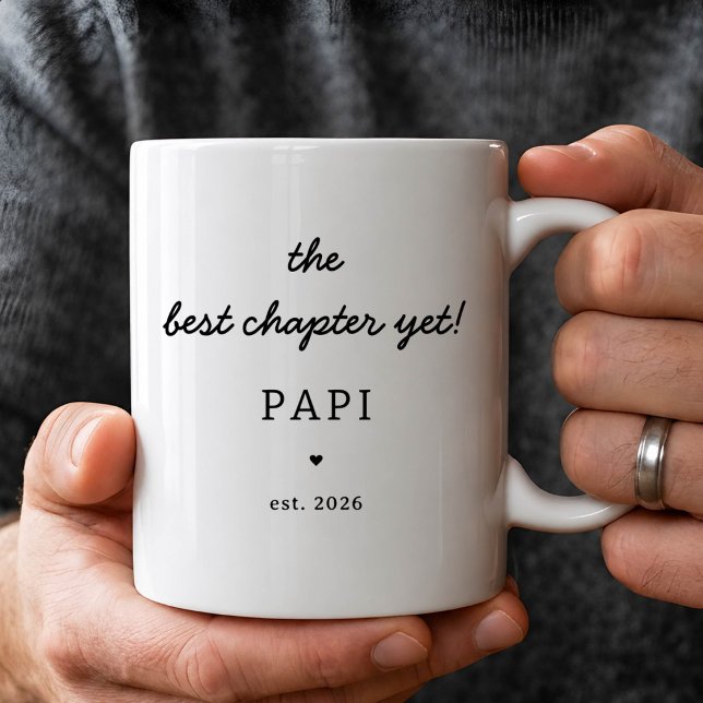 Personlig Papi-mugg Ny farfarpresent Kaffemugg (Skapare uppladdad)