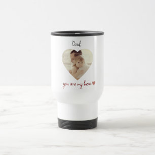 Personlig Pappa är du min Hero-Resemugg Resemugg