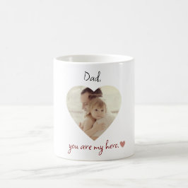 Personlig Pappa, du är mitt hjärtfoto Mugg