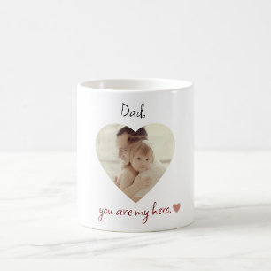 Personlig Pappa, du är mitt hjärtfoto Mugg