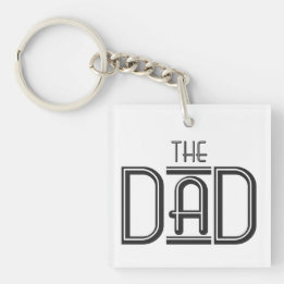 Personlig Pappa Enkel Svart Vit Text
