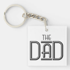 Personlig Pappa Enkel Svart Vit Text