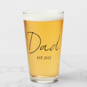 Personlig ’Pappa EST. [År]’ Glas Kopp