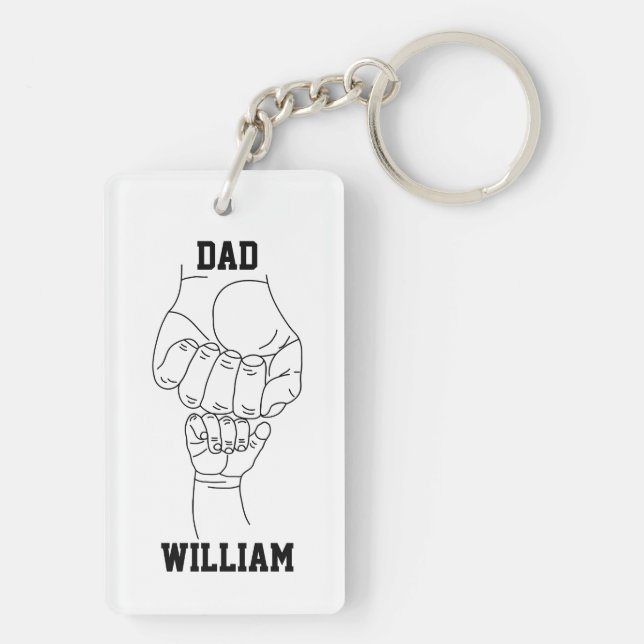 Personlig Pappa Far pappa Gift med Barn Namn (Baksidan)