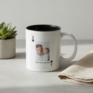 Personlig Pappa Fotomugg Anpassad Esskort Mugg