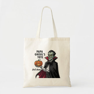 Personlig Pappa Ghoul's Tote Bag - Gift for Pappa Tygkasse